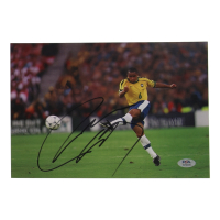 Roberto Carlos Signed 8x11.5 Photo (PSA) at PristineAuction.com