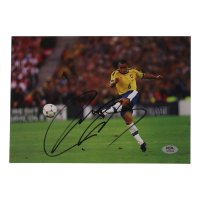 Roberto Carlos Signed 8x11.5 Photo (PSA) at PristineAuction.com