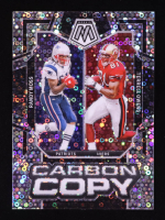 Randy Moss / Terrell Owens 2024 Panini Mosaic Carbon Copy No Huddle Silver #10 at PristineAuction.com