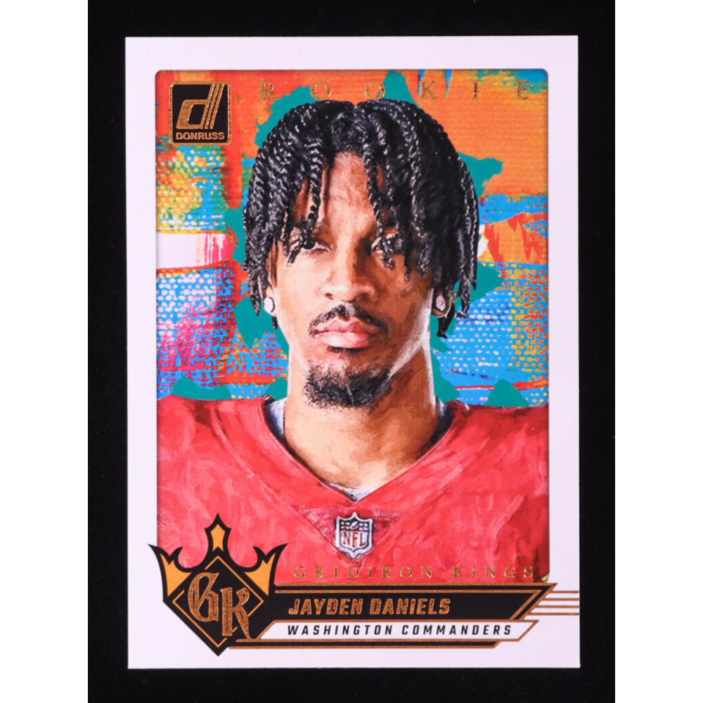 Jayden Daniels 2024 Donruss Rookie Gridiron Kings #1 RC at PristineAuction.com