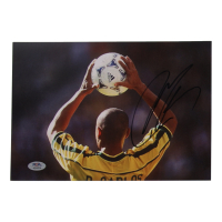 Roberto Carlos Signed 8x11.5 Photo (PSA) at PristineAuction.com