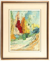 "Untitled" Custom Framed Original Oil Painting on Canvas by Hamot at PristineAuction.com