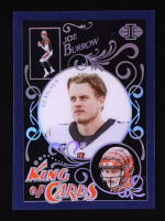 Joe Burrow 2021 Panini Illusions King of Cards Sapphire #KC7 at PristineAuction.com