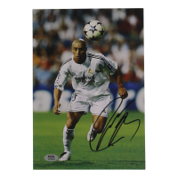 Roberto Carlos Signed 8x11.5 Photo (PSA) at PristineAuction.com
