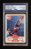Dominique Wilkins Signed 1990-91 Fleer #6 (PSA | Auto Grade PSA Authentic) at PristineAuction.com
