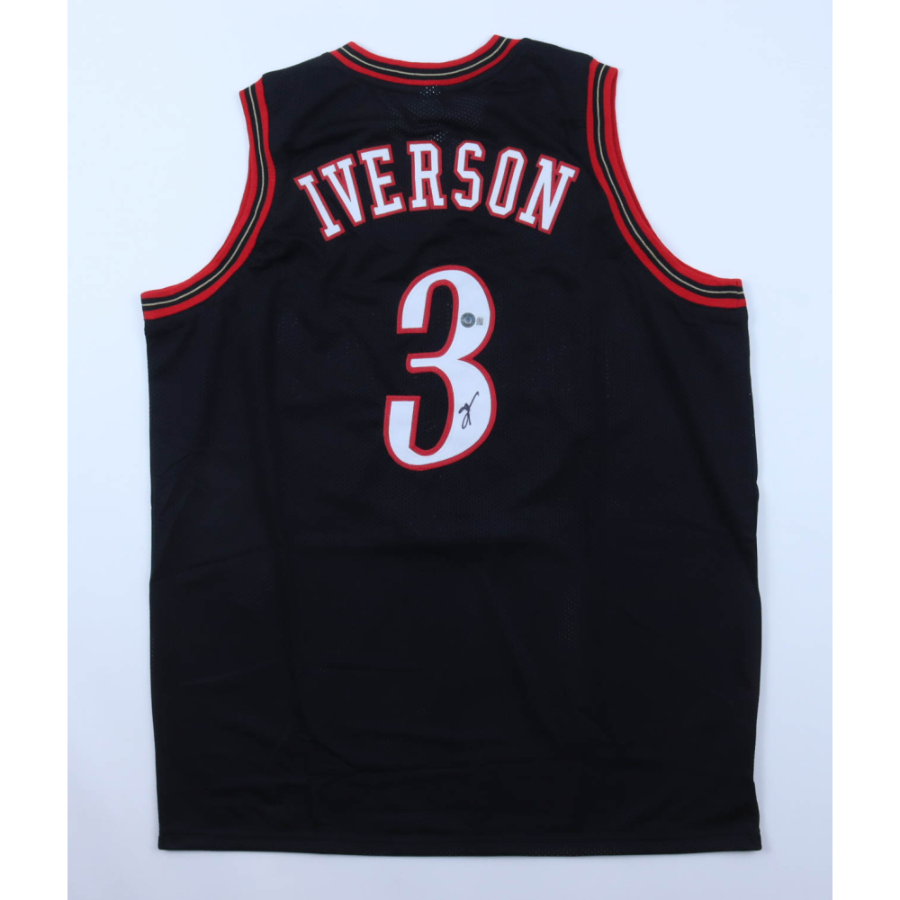 Allen Iverson Signed Jersey (Beckett) at PristineAuction.com