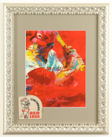 "Charlie Hustle: Pete Rose" Custom Framed Leroy Neiman Art Print Display with Vintage 1959 Cincinnati Redlegs Vintage Cloth Patch at PristineAuction.com