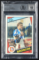John Elway Signed 1984 Topps #63 Inscribed "1983 #1 Pick" (BGS | Auto Grade 10) at PristineAuction.com