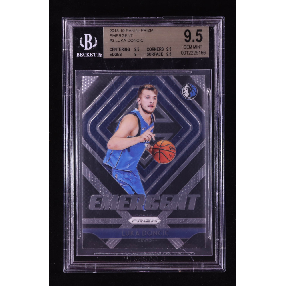 Luka Doncic 2018-19 Panini Prizm Emergent #3 RC (BGS 9.5) at PristineAuction.com
