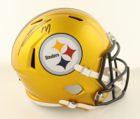 George Pickens Signed Steelers Full-Size Flash Alternate Speed Helmet (JSA) at PristineAuction.com
