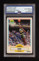 Shawn Kemp Signed 1990-91 Fleer #178 RC (PSA | Auto Grade PSA Authentic) at PristineAuction.com