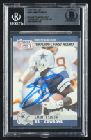 Emmitt Smith Signed 1990 Pro Set #685 RC (BGS) at PristineAuction.com