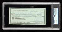 Joe DiMaggio Signed 1981 Personal Check (PSA 8) at PristineAuction.com