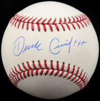 Derek Curiel Signed OML Baseball (Beckett) at PristineAuction.com