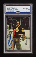 Gerry Cheevers Signed 1977-78 Topps/O-Pee-Chee Glossy #2 (PSA | Auto Grade PSA Authentic) at PristineAuction.com