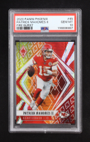 Patrick Mahomes II 2020 Panini Phoenix Fire Burst #45 (PSA 10) at PristineAuction.com