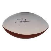 Frank Gore Signed 49ers Logo White Panel Football (Schwartz) at PristineAuction.com