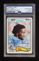 Billy Sims Signed 1982 Topps NFC All Pro #349 (PSA | Auto Grade PSA Authentic) at PristineAuction.com
