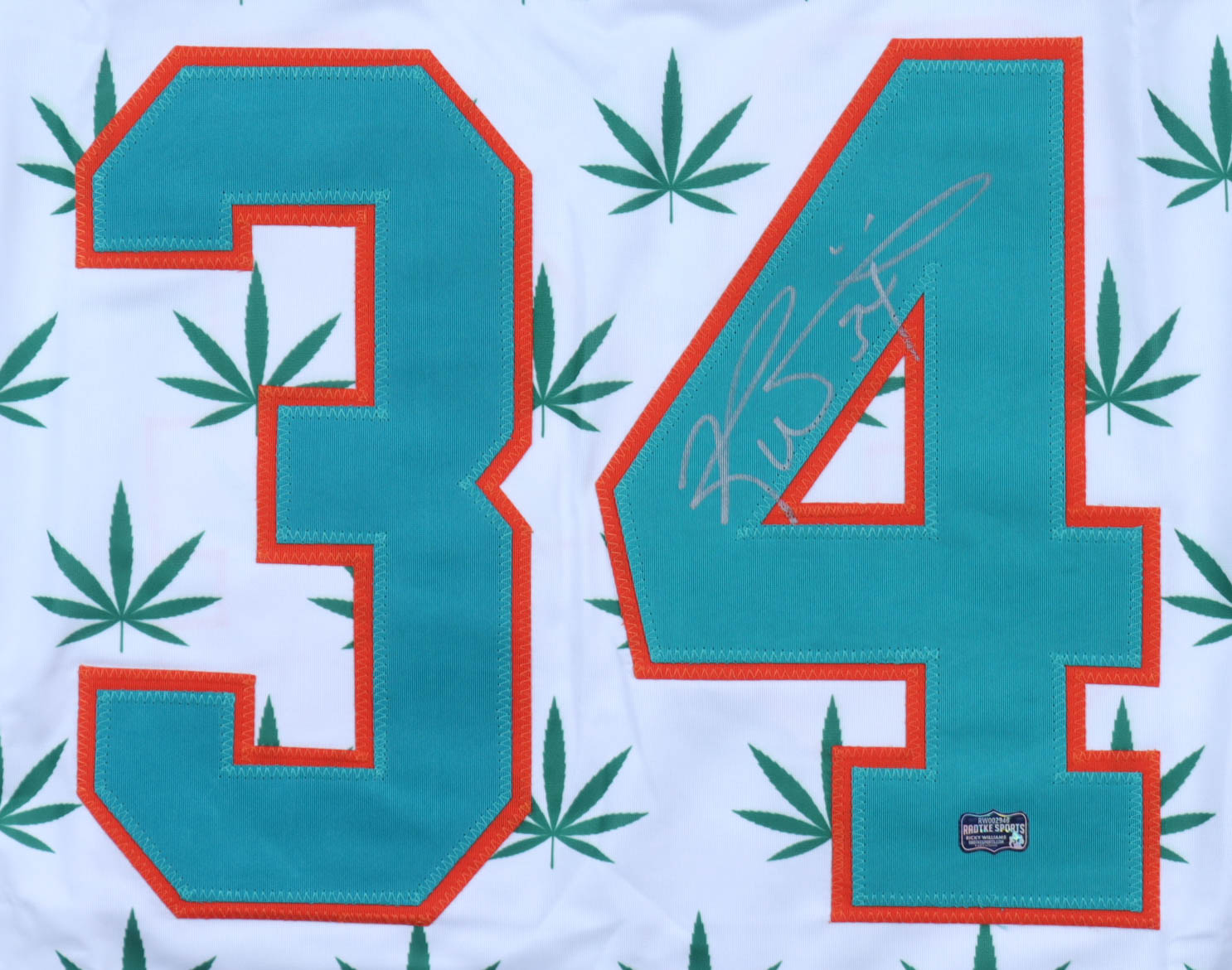 Ricky Williams Signed Jersey (Williams) at PristineAuction.com Ricky Williams Signed Jersey (Williams) at PristineAuction.com