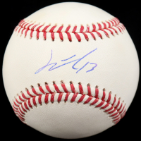 Junior Caminero Signed OML Baseball (Beckett) at PristineAuction.com