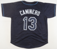 Junior Caminero Signed Jersey (Beckett) at PristineAuction.com