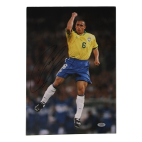 Roberto Carlos Signed 11.25x16.25 Photo (PSA) at PristineAuction.com