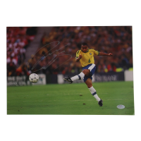 Roberto Carlos Signed 11.25x16.25 Photo (PSA) at PristineAuction.com