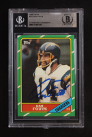 Dan Fouts Signed 1986 Topps #231 (Beckett | Auto Grade BGS Authentic) at PristineAuction.com