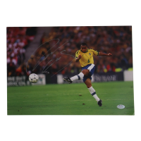 Roberto Carlos Signed 11.25x16.25 Photo (PSA) at PristineAuction.com
