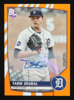 Tarik Skubal 2023 Topps Big League Electric Orange Autographs #88 at PristineAuction.com