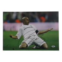 Roberto Carlos Signed 11.25x16.25 Photo (PSA) at PristineAuction.com