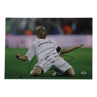 Roberto Carlos Signed 11.25x16.25 Photo (PSA) at PristineAuction.com