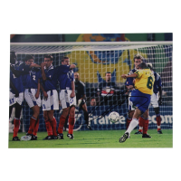 Roberto Carlos Signed 11.25x16.25 Photo (PSA) at PristineAuction.com