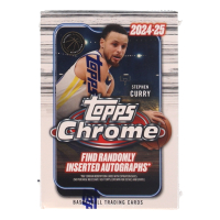 2024-25 Topps Chrome Basketball (8) Pack Blaster Box at PristineAuction.com
