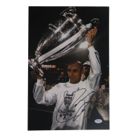 Roberto Carlos Signed 11.25x16.25 Photo (PSA) at PristineAuction.com