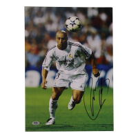 Roberto Carlos Signed 11.25x16.25 Photo (PSA) at PristineAuction.com