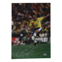 Roberto Carlos Signed 11.25x16.25 Photo (PSA) at PristineAuction.com