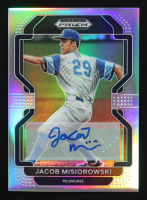Jacob Misiorowski 2022 Panini Prizm Draft Picks Base Autographs Prizms Silver #63 RC at PristineAuction.com