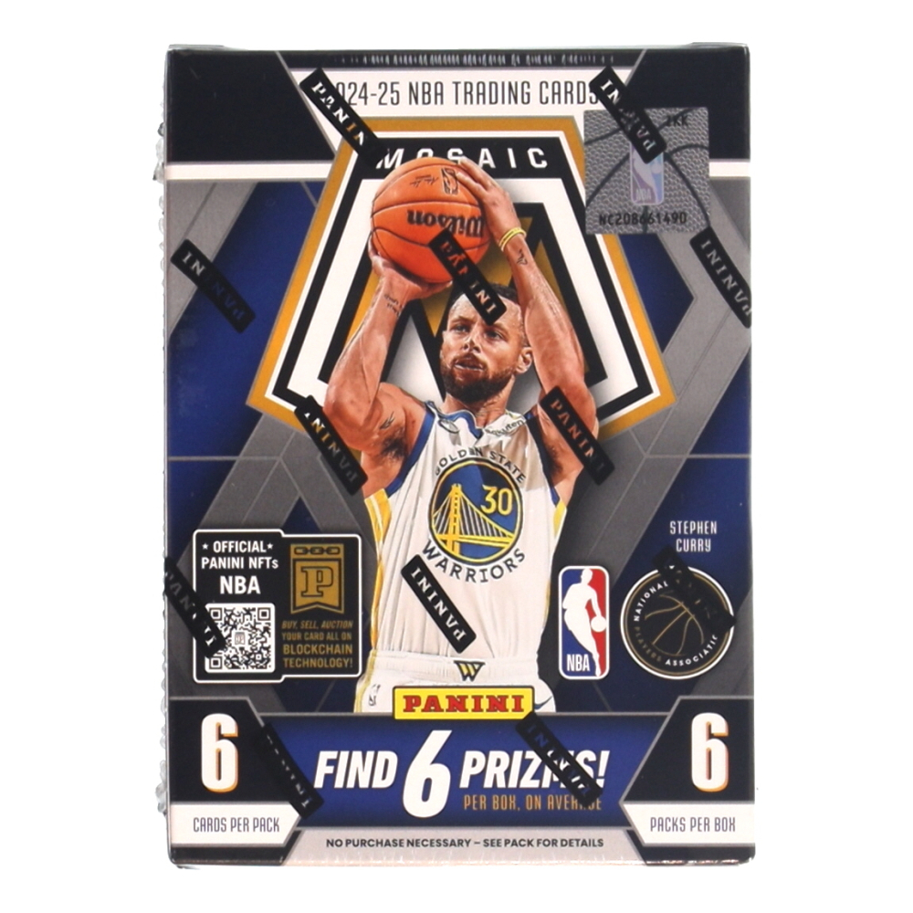 2024-25 Panini Mosaic Basketball (6) Pack Blaster Box at PristineAuction.com