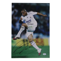 Roberto Carlos Signed 11.25x16.25 Photo (PSA) at PristineAuction.com