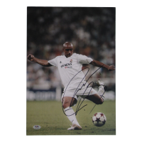 Roberto Carlos Signed 11.25x16.25 Photo (PSA) at PristineAuction.com