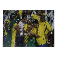 Roberto Carlos Signed 11.25x16.25 Photo (PSA) at PristineAuction.com