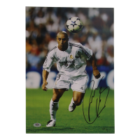 Roberto Carlos Signed 11.25x16.25 Photo (PSA) at PristineAuction.com