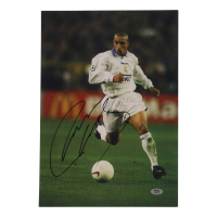 Roberto Carlos Signed 11.25x16.25 Photo (PSA) at PristineAuction.com