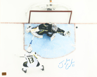 Johnny Gaudreau Signed Flames 16x20 Photo (Gaudreau) at PristineAuction.com