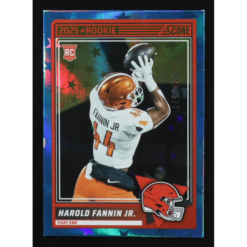 Harold Fannin Jr. 2025 Score Rookies Stars #4 #443/499 RC at PristineAuction.com