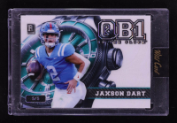 Jaxson Dart 2024 Wild Card QB1 On The Clock White RC #5/5 at PristineAuction.com