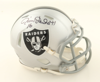 Jim Plunkett Signed Raiders Speed Mini Helmet (Schwartz) at PristineAuction.com