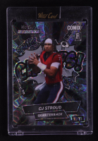 CJ Stroud  2023 Alumination Comix Black Label Edition Rookie V2 RC #11/15 at PristineAuction.com