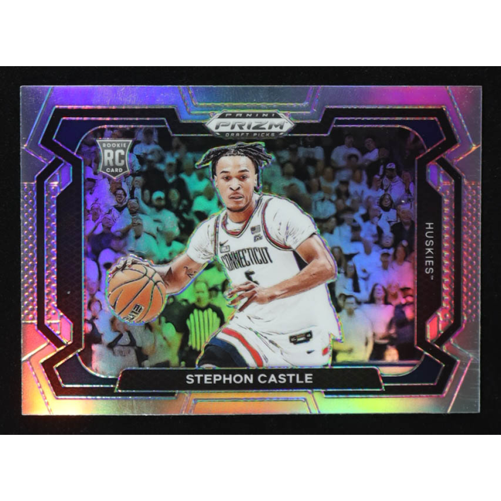Stephon Castle 2024-25 Panini Prizm Draft Picks Variation Prizms Silver #17 RC at PristineAuction.com